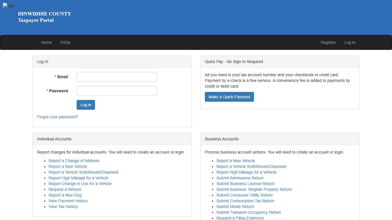Dinwiddie County - Home Page