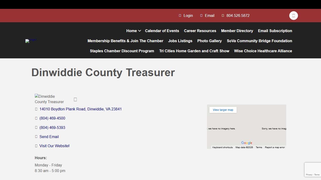 Dinwiddie County Treasurer